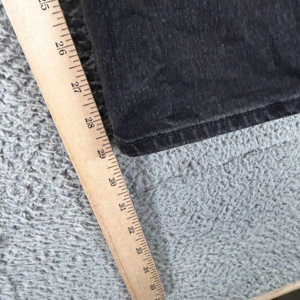 Signature By Levi's Jeans Men 34x30 Black Cotton Denim Straight Slim Fit Stretch